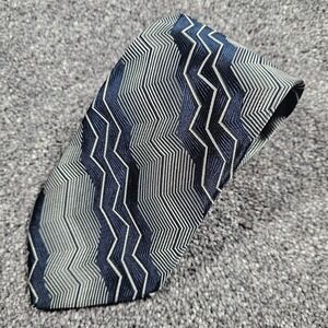 Vtg Ralph Lauren Purple Label silk repp with geometric pattern made in England.